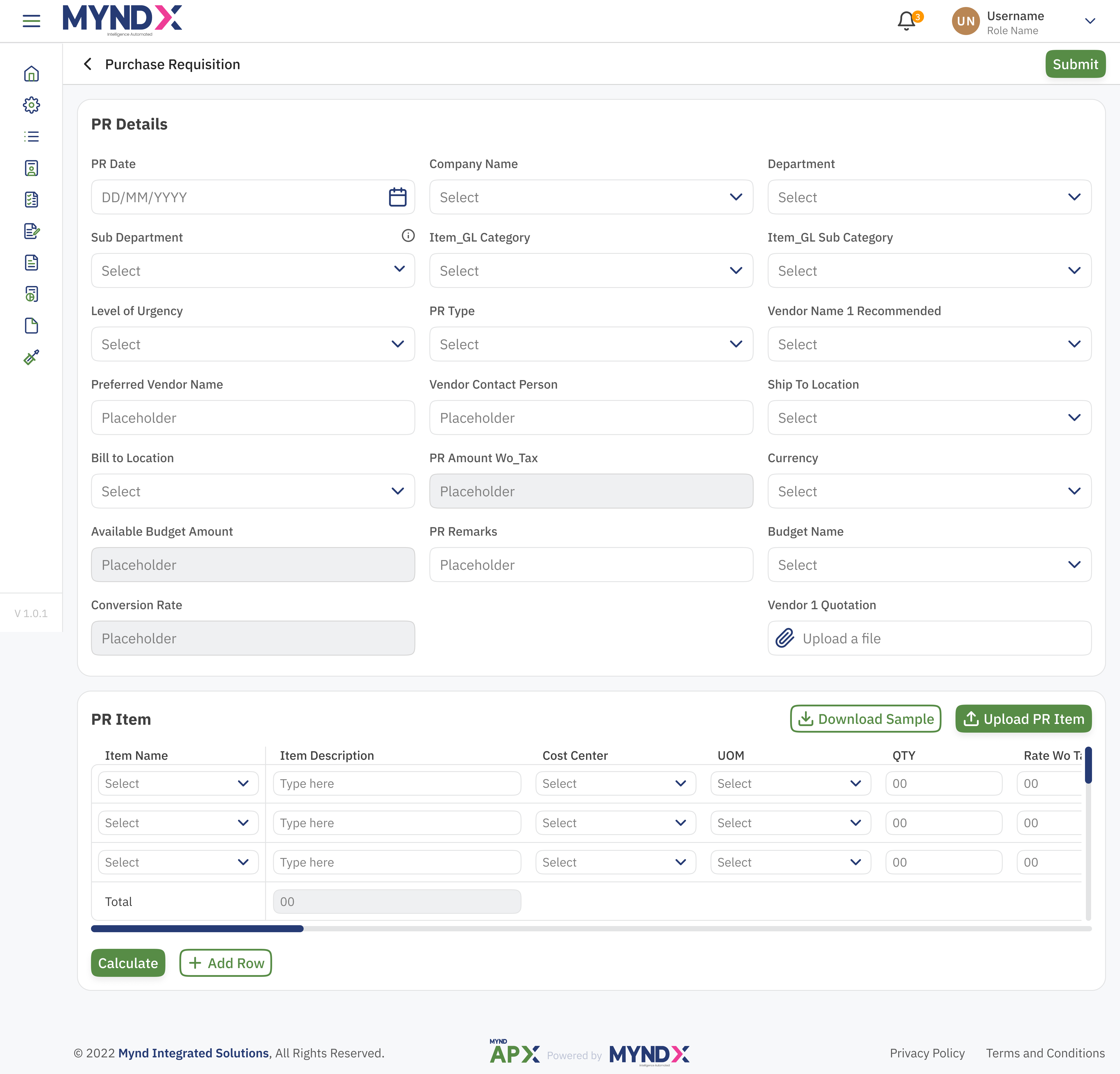 Matching Interface 1